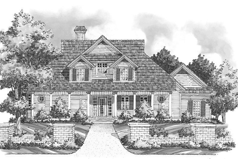 Home Plan - Exterior - Front Elevation 3 for Victorian House Plan #930-222 - 3 bed, 2.5 bath