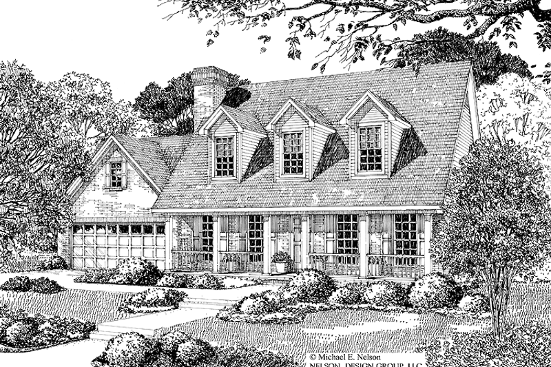 House Plan Design - Country Exterior - Front Elevation Plan #17-2620