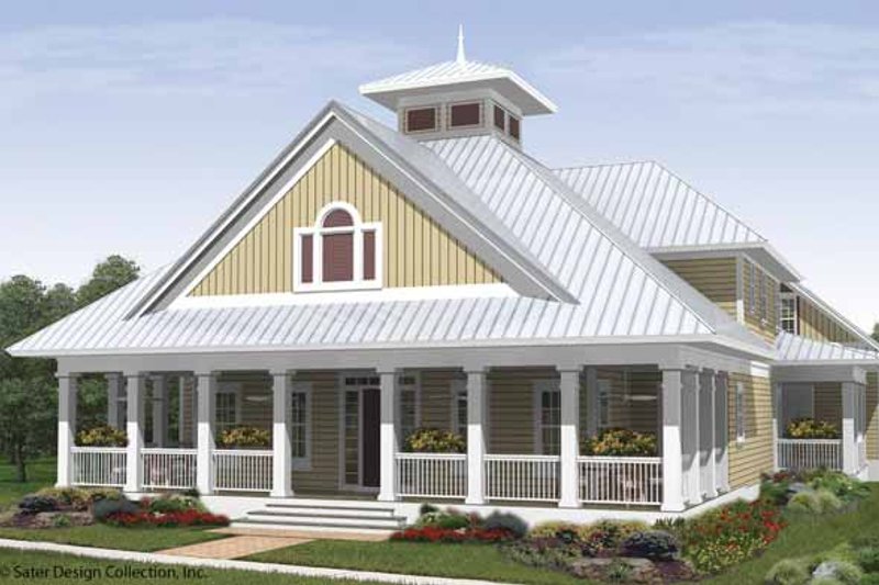 Home Plan - Country Exterior - Front Elevation Plan #930-408