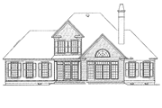 Traditional Style House Plan - 3 Beds 2.5 Baths 2190 Sq/Ft Plan #929-247 