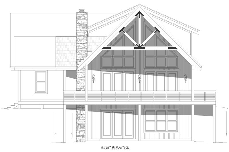 Home Plan - Exterior - Other Elevation 1 for Country House Plan #932-1452 - 3 bed, 3.5 bath