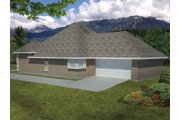 Mediterranean Style House Plan - 3 Beds 2 Baths 1733 Sq/Ft Plan #1061-1 