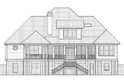 Traditional Style House Plan - 4 Beds 5.5 Baths 4985 Sq/Ft Plan #1054-9 