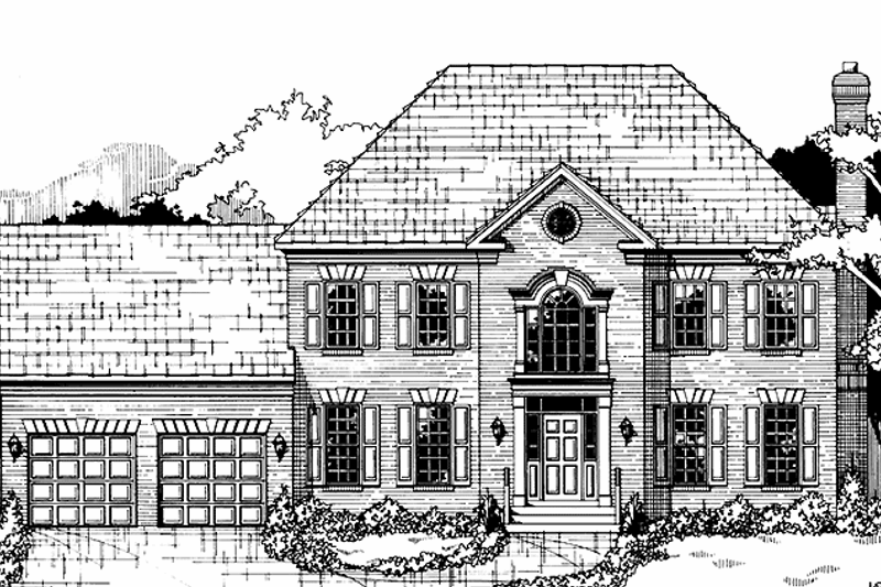 Architectural House Design - Classical Exterior - Front Elevation Plan #953-86