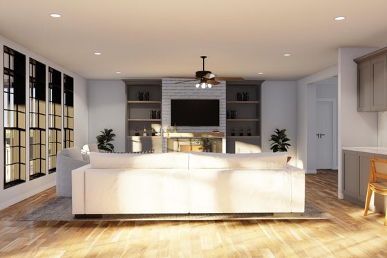 Interior - Family Room 3 for Traditional House Plan #923-343 - 5 bed, 4.5 bath