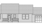 Ranch Style House Plan - 2 Beds 2 Baths 1232 Sq/Ft Plan #1061-35 Exterior 