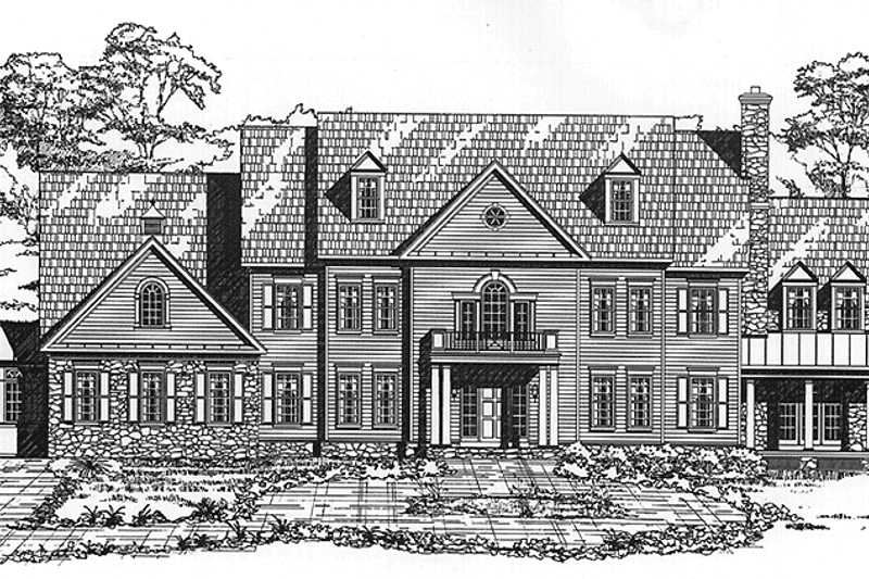 Architectural House Design - Country Exterior - Front Elevation Plan #953-127