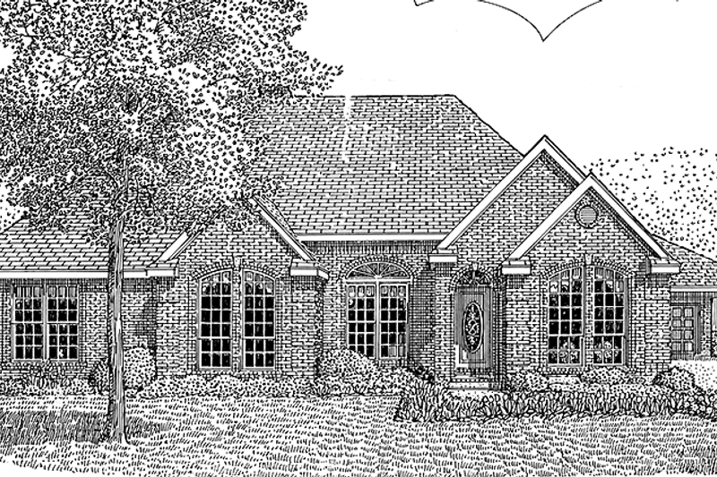 House Design - Country Exterior - Front Elevation Plan #968-25