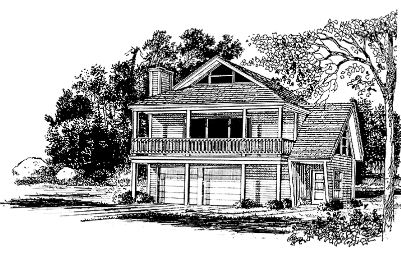 House Plan Design - Contemporary Exterior - Front Elevation Plan #315-121