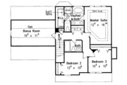 Country Style House Plan - 3 Beds 2.5 Baths 1505 Sq/Ft Plan #927-49 