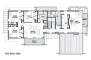 Modern Style House Plan - 4 Beds 2.5 Baths 3615 Sq/Ft Plan #496-13 