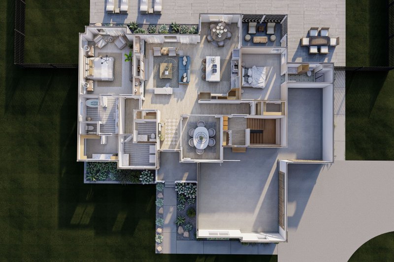 Architectural House Design - Interior - Other for Cottage House Plan #455-116 - 2 bed, 2.5 bath