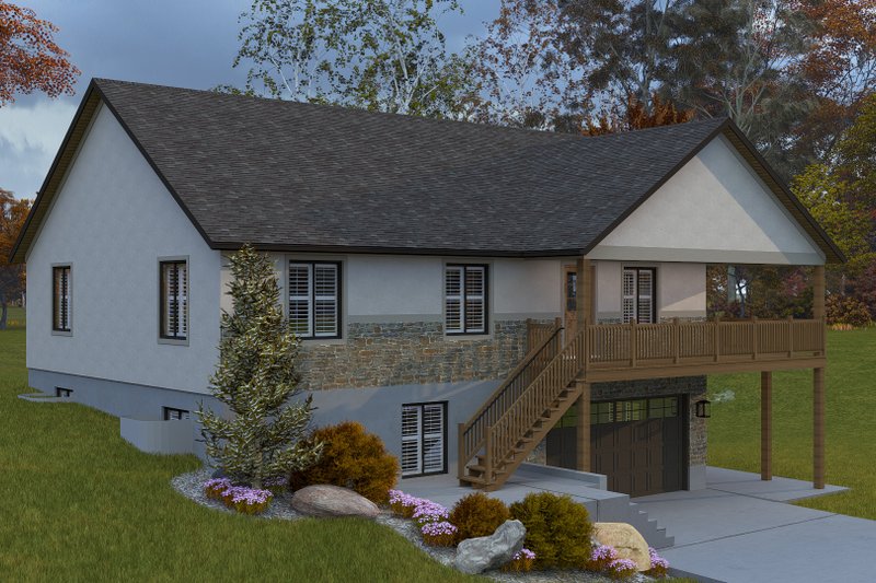 House Plan Design - Exterior - Front Elevation 4 for Traditional House Plan #1060-409 - 2 bed, 2 bath