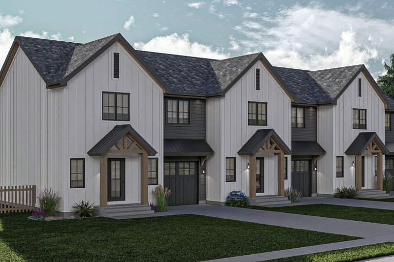 Dream House Plan - Exterior - Other Elevation for Modern House Plan #455-439 - 3 bed, 1.5 bath