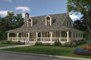 Farmhouse Style House Plan - 3 Beds 2.5 Baths 1696 Sq/Ft Plan #72-110 