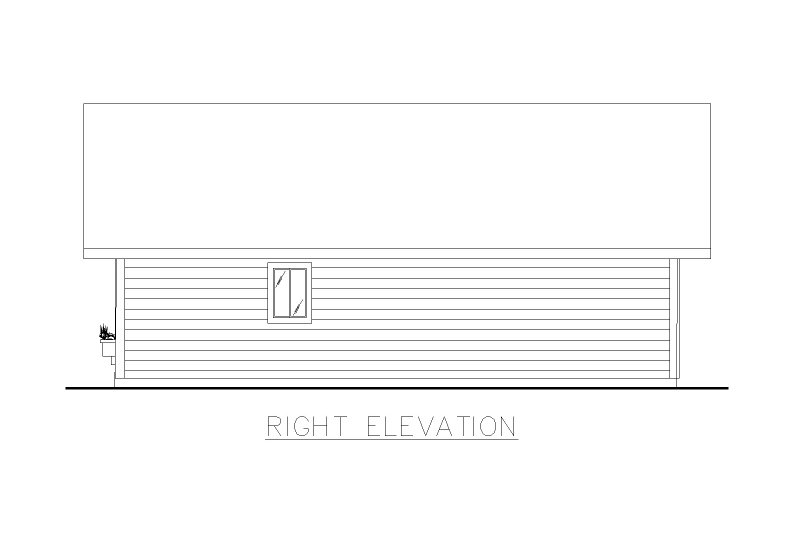 Dream House Plan - Exterior - Other Elevation for Cottage House Plan #117-1023 - 3 bed, 1 bath