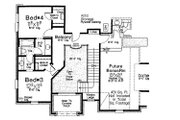 European Style House Plan - 4 Beds 3.5 Baths 2713 Sq/Ft Plan #310-698 