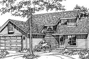 Traditional Style House Plan - 3 Beds 2.5 Baths 1542 Sq/Ft Plan #320-379 