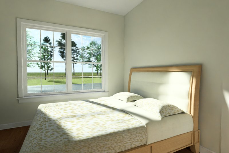 Architectural House Design - Interior - Bedroom for Cottage House Plan #513-2423 - 1 bed, 1 bath