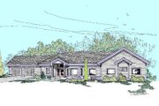 Ranch Style House Plan - 4 Beds 3 Baths 2579 Sq/Ft Plan #60-437 