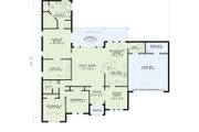 European Style House Plan - 3 Beds 2 Baths 2121 Sq/Ft Plan #17-3011 