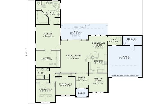 Exterior - Front Elevation 3 for European House Plan #17-3011 - 3 bed, 2 bath