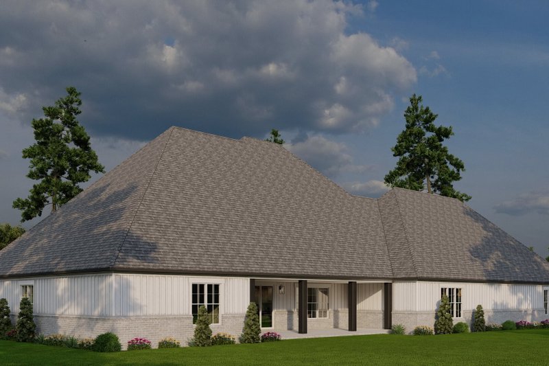 Architectural House Design - Exterior - Other Elevation 2 for European House Plan #923-439 - 6 bed, 6.5 bath