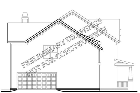 Exterior - Other Elevation 1 for Craftsman House Plan #927-165 - 5 bed, 3 bath