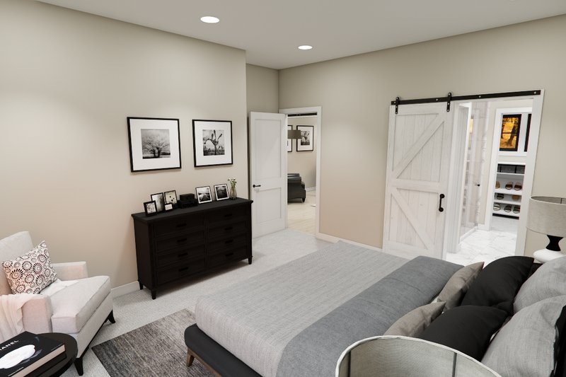 House Design - Interior - Master Bedroom for Farmhouse House Plan #51-1377 - 3 bed, 2.5 bath