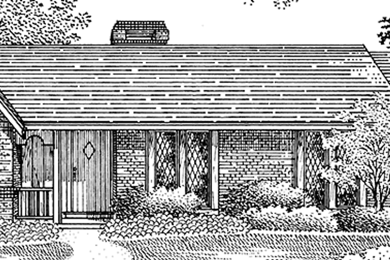 Dream House Plan - Tudor Exterior - Front Elevation Plan #45-514