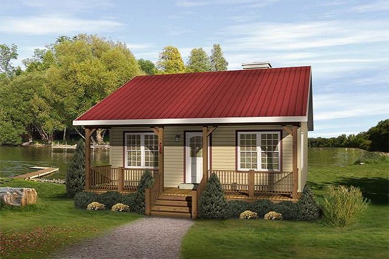 House Design - Cottage Exterior - Front Elevation Plan #22-122