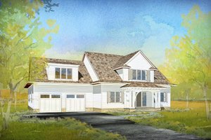 House Blueprint - Traditional Exterior - Front Elevation Plan #901-153