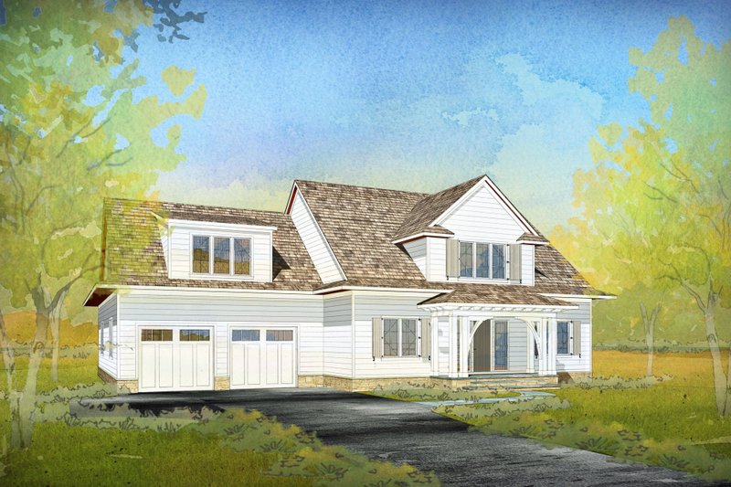 Dream House Plan - Traditional Exterior - Front Elevation Plan #901-153