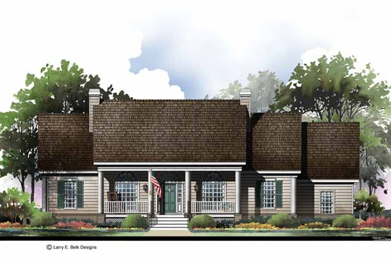 Architectural House Design - Country Exterior - Front Elevation Plan #952-279