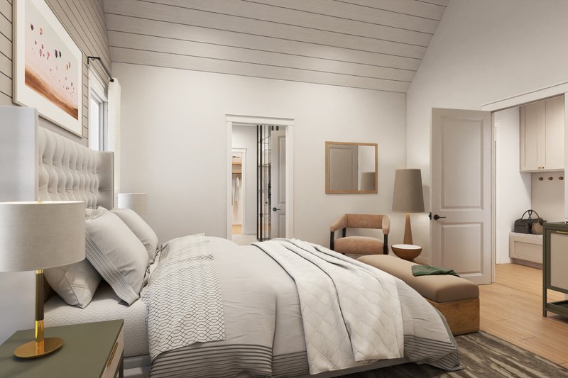 House Plan Design - Interior - Master Bedroom for Farmhouse House Plan #430-378 - 4 bed, 3.5 bath