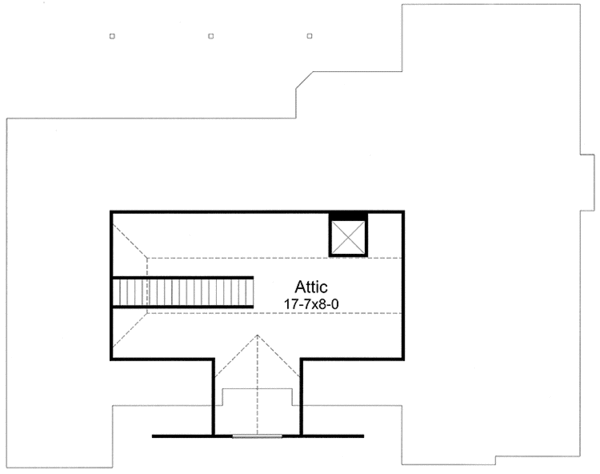 Home Plan - Country Floor Plan - Upper Floor Plan #120-201