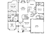 Country Style House Plan - 4 Beds 3.5 Baths 2730 Sq/Ft Plan #927-472 