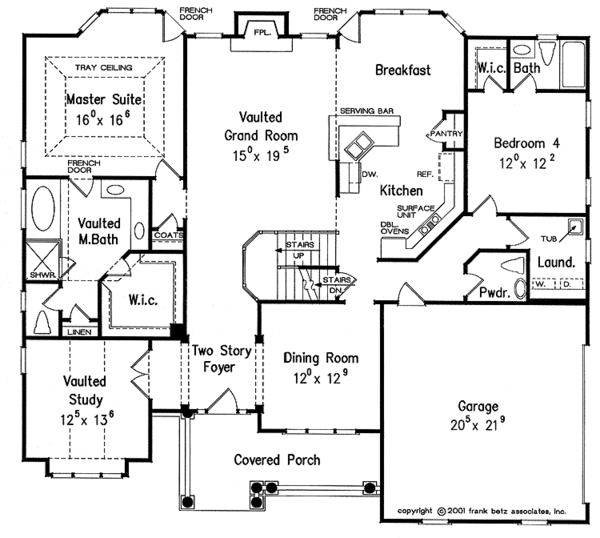 Country Floor Plan - Main Floor Plan #927-472