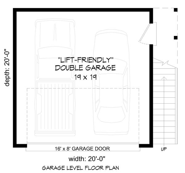 Architectural House Design - Contemporary Floor Plan - Main Floor Plan #932-111