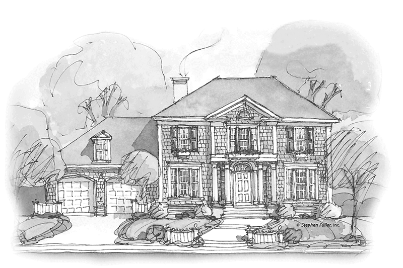 Home Plan - Classical Exterior - Front Elevation Plan #429-304
