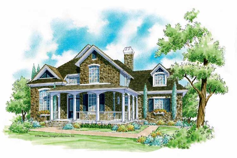 House Plan Design - Country Exterior - Front Elevation Plan #930-202