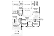 Mediterranean Style House Plan - 6 Beds 5.5 Baths 5445 Sq/Ft Plan #420-170 