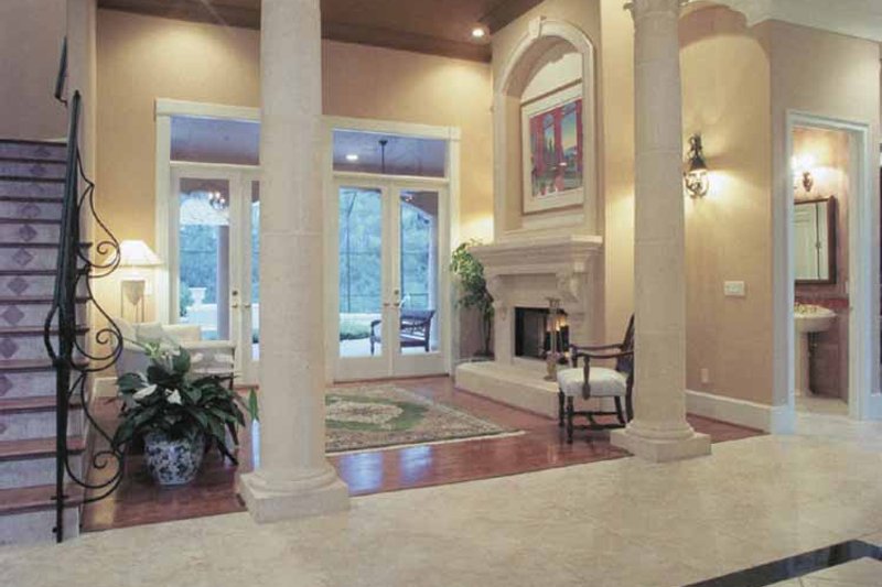 Dream House Plan - Interior - Entry 1 for Mediterranean House Plan #1039-3 - 6 bed, 6 bath
