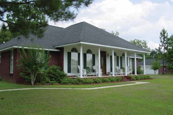 Exterior - Front Elevation 7 for Country House Plan #44-200 - 3 bed, 3 bath