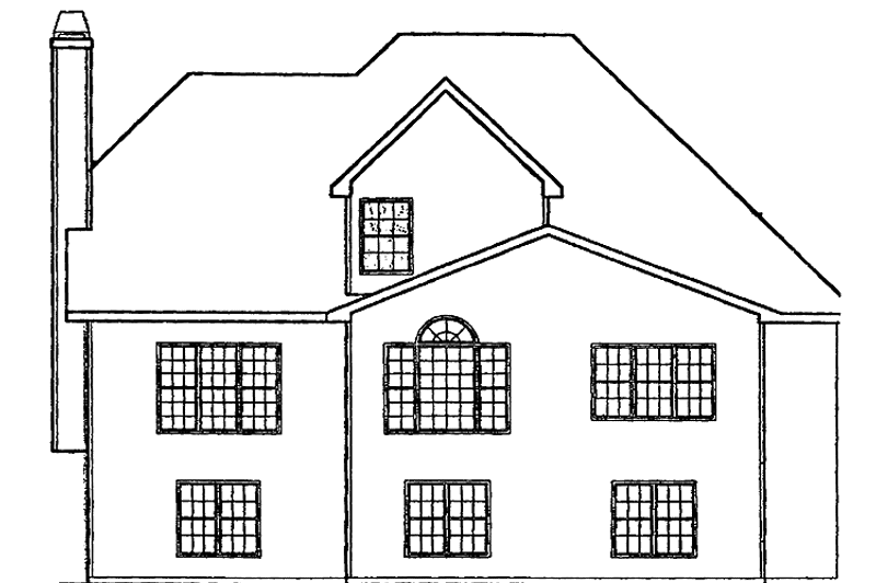 Home Plan - Exterior - Rear Elevation for Traditional House Plan #927-140 - 4 bed, 3 bath
