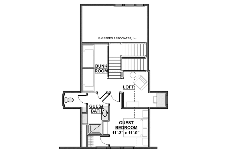 Home Plan - Floor Plan - Upper Floor for Craftsman House Plan #928-268 - 3 bed, 3.5 bath