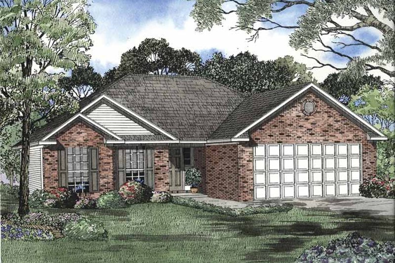 Home Plan - Ranch Exterior - Front Elevation Plan #17-2938