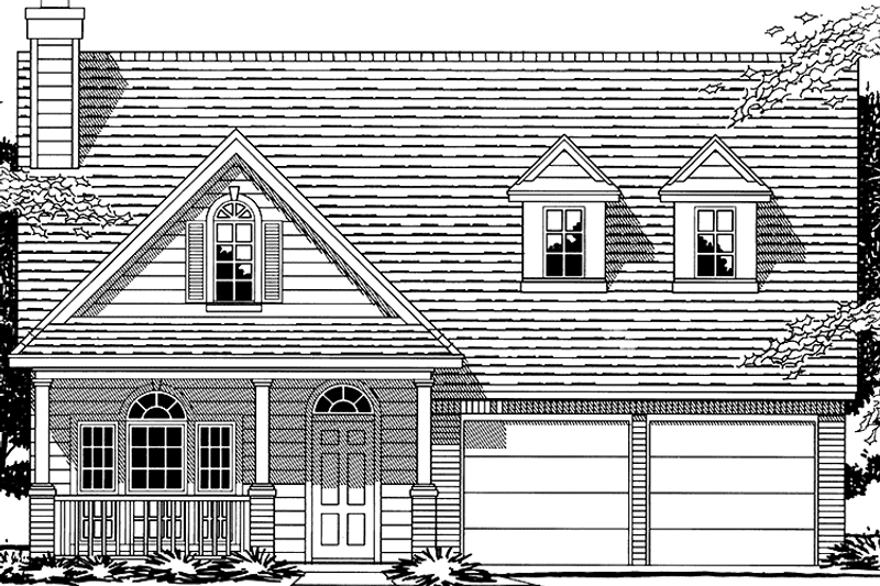 Dream House Plan - Country Exterior - Front Elevation Plan #472-390