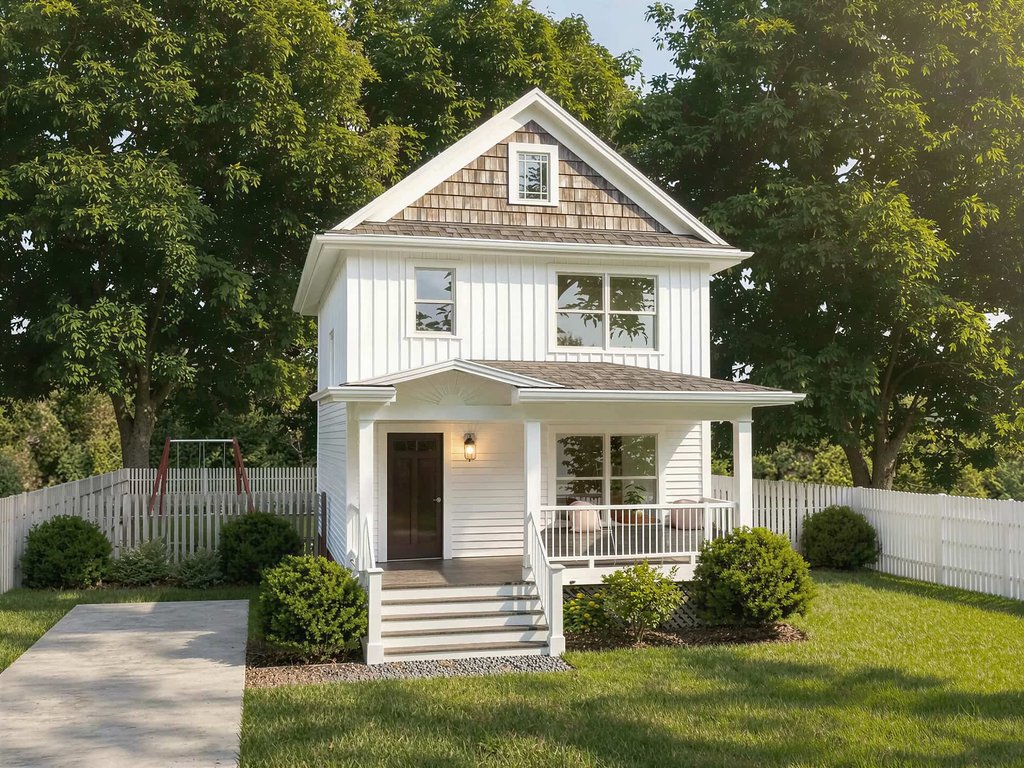Exterior - Front Elevation 2 for Craftsman House Plan #79-311 - 3 bed, 2.5 bath