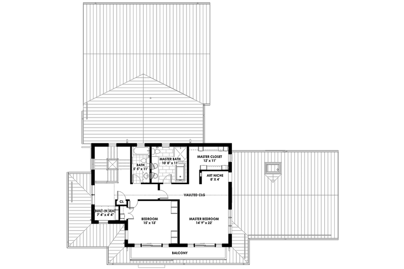 Dream House Plan - Floor Plan - Upper Floor for Barndominium House Plan #1042-18 - 3 bed, 3 bath